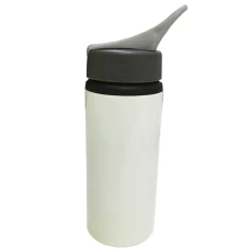 Garrafa Squeeze para Sublimação (Alumínio Branco)  600ml - Sport