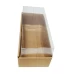 Caixa para 04 Macaron 10x4,5x4,5 KRAFT Corpo PVC com 10 - RETANGULAR