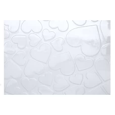 Placa de Textura Coração Grande Ref.9384 BWB