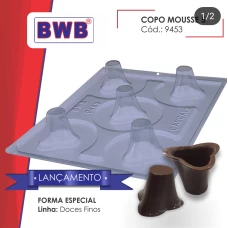Forma BWB Copo Mousse 5 Especial com Silicone Ref.9453