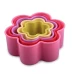 Jogo de Cortadores Flor em Plástico Kehome Com 05 - MARCADORES E CORTADORES