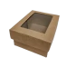 Caixa para Lembrancinha 11x8x4,5 KRAFT Visor acetato Com 10 - RETANGULAR
