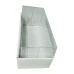 Caixa para 04 Macaron 10x4,5x4,5 BRANCO Corpo PVC com 10 - RETANGULAR