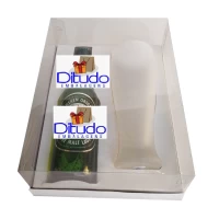 Caixa para Garrafa e Tulipa 24x18,5x9 BRANCO Corpo PVC Com 10